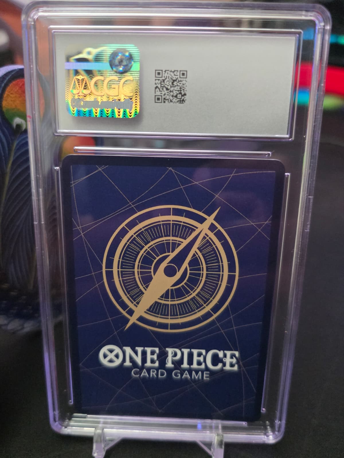 2025 One Piece Anime 25th Collection Alt Art Monkey D. Luffy EB02-061 CGC Pristine 10 + Free Stand