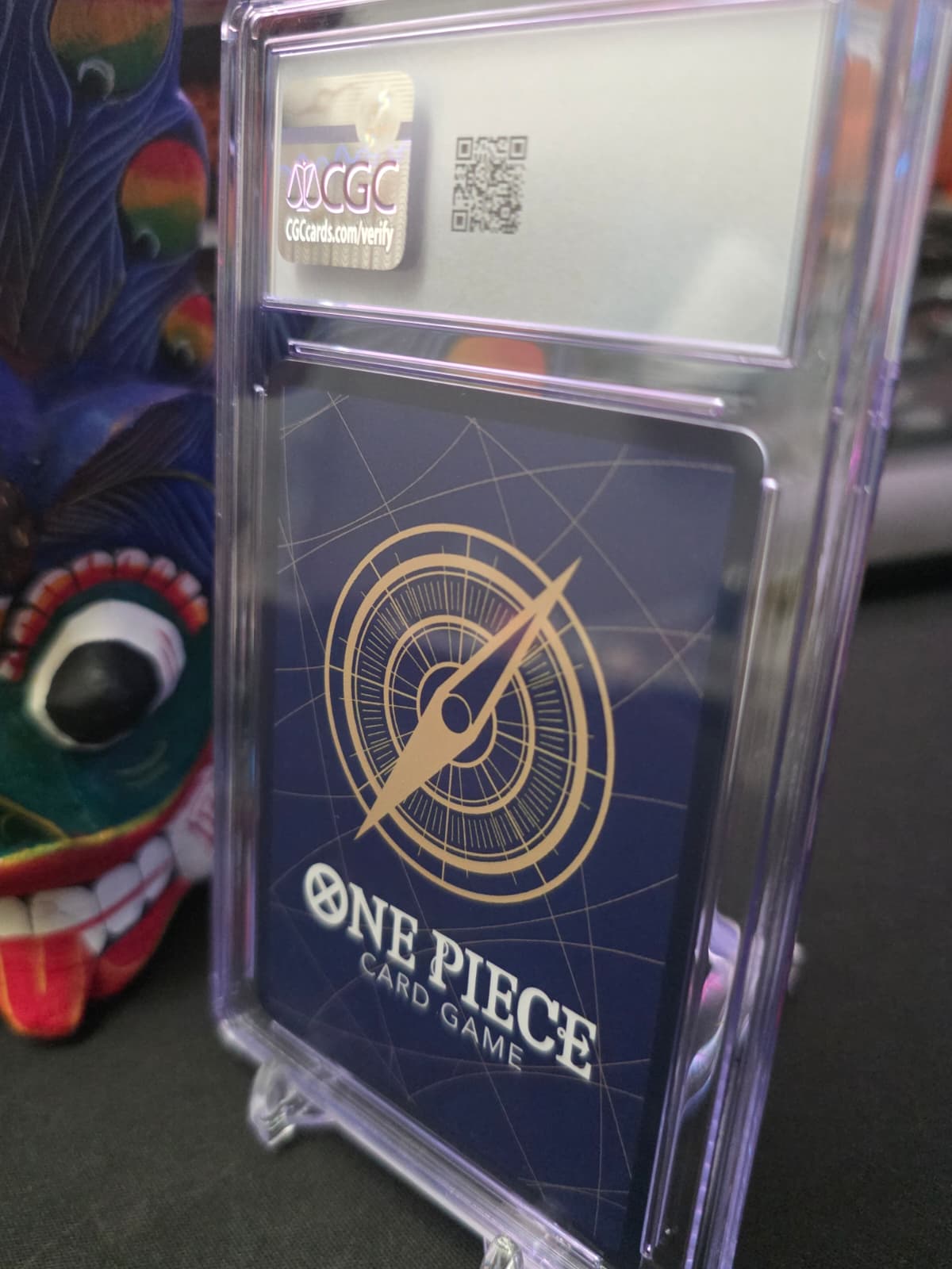 2025 One Piece Anime 25th Collection Alt Art Monkey D. Luffy EB02-061 CGC Pristine 10 + Free Stand
